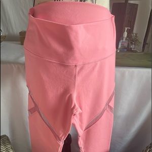 Pink leggings. Comfy. Has been worn.